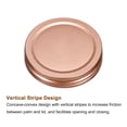 thumbnail image 4 of Unique Bargains 70mm/2.76' Regular Mouth Tin Plate Mason Jar Lids for Canning Jars, Rose Gold 20Pack, 4 of 5
