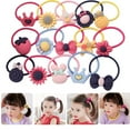 thumbnail image 7 of SAYLITA 50Pcs Mix Colors Hair Ties for Girls Little Girls' Small Hair Ropes Elastic Hair Tie Toddler Set for Girls Soft Rubber Bands Hair Bands Holders Pigtails Hair Accessories for Girls Toddlers, 7 of 7