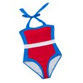 thumbnail image 1 of Traje de baño sexy para mujer Traje de baño de bikini de lunares de patchwork Traje de baño Fridja hfkajh103093, 1 of 5