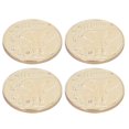 thumbnail image 4 of Juego de 4 monedas conmemorativas de 4 cm/1,6 pulgadas de diámetro, material de aleación de zinc, estilo elegante, regalo coleccionable individual compacto, 4 of 10