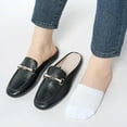 thumbnail image 3 of Women's Toe Socks for Mules, Half Socks for Women Toe Toppers Liner No Show Toe Covers 4/6 Pairs, 3 of 6