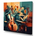 thumbnail image 2 of DESIGN ART Designart "Musical Performance At Club I" Music Canvas Art Print 24 in. wide x 24 in. high, 2 of 5