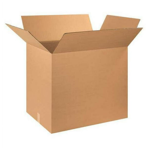 ZoroSelect Corrugated Boxes, 28" x 20" x 25", Kraft, 10/Bundle