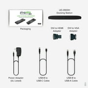 Plugable USB 3.0 Universal Laptop Docking Station for Windows and Mac