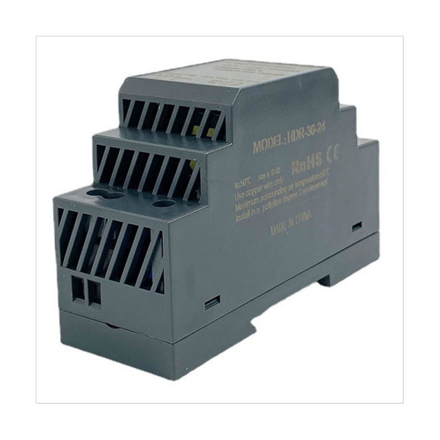 HDR-30-24 Ultra Slim Step Shape DIN Rail Protection contre les Courts-Circuits Indicateur de Puissance sur Courant Continu 24V 1.5A