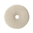 thumbnail image 4 of GDF Studio Capson Cotton Knitted Donut Pouf, Beige, 4 of 4