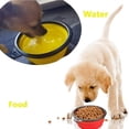 thumbnail image 3 of Cuenco plegable de silicona para mascotas, recipiente grande para comida de perro, agua, viaje al aire libre, contenedor de comida portátil para cachorros, alimentador, 3 of 4