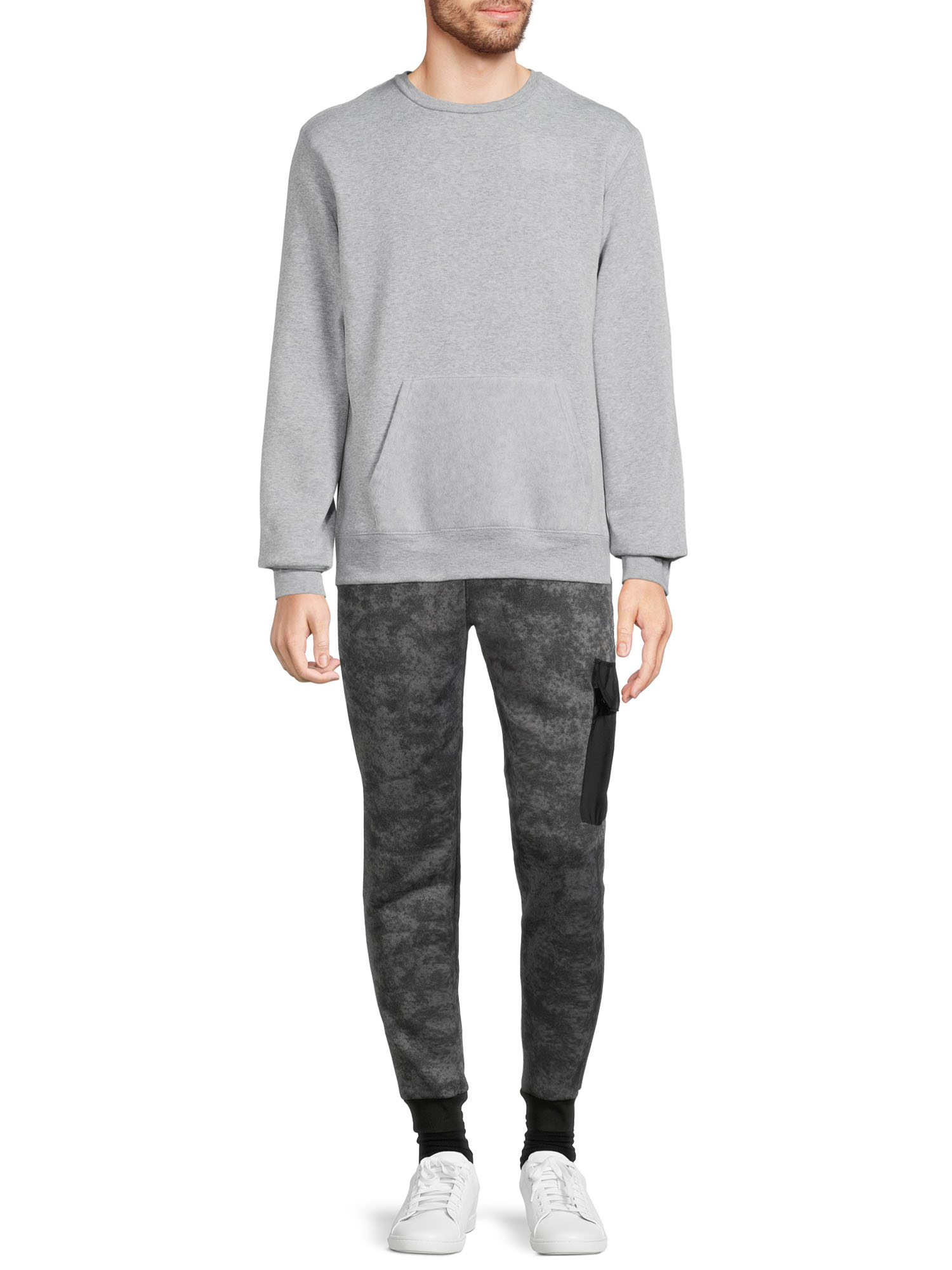 Tahari Men's Fleece Crewneck Sweatshirt