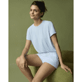 thumbnail image 5 of Joyspun Women’s Scoop Neck Sleepwear Modal Tee with Short Sleeves, Sizes S-3X, 5 of 5