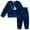 Navy blue, mickey mouse, variant on Disney Mickey Mouse Velour Sweatshirt and Jogger Pants Outfit Set Infant to Little Kid