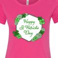 thumbnail image 4 of Inktastic Happy St. Patrick's Day Clovers Women's T-Shirt, 4 of 5