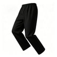 thumbnail image 3 of VBVC Women's Waterproof Straight Leg Hiking Pants, Elastic Waist Outdoor Pants For Women , Ladies' Quick Dry Lightweight Trousers with Pockets, Black , L-4XL, 3 of 8