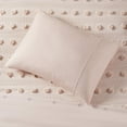 thumbnail image 2 of Intelligent Design Lucy Modern Fabric Clip Jacquard Duvet Cover Set in Pink, 2 of 13