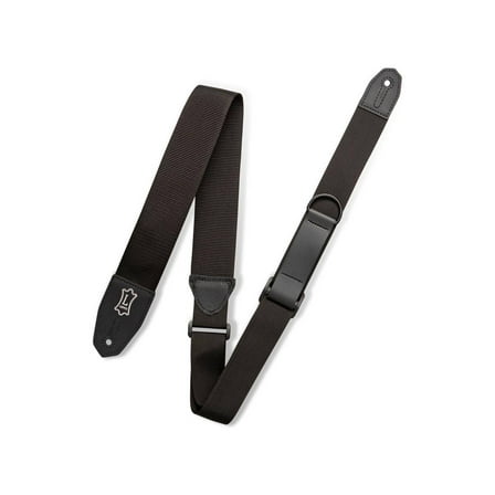 Right Height(TM) Polyester Guitar Strap - Black