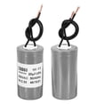 thumbnail image 3 of CBB60 20uf Capacitor de Funcionamiento, 1Pcs AC 250V 2 Cables 50/60Hz Cilindro Gris 74x38mm para Bombas de Agua, Lavadoras Arranque de Motor, 3 of 5