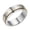 E, variant on Xinyolin Geometric Titanium Steel Unisex Ring - Rotatable Outer Finger Ring for Party