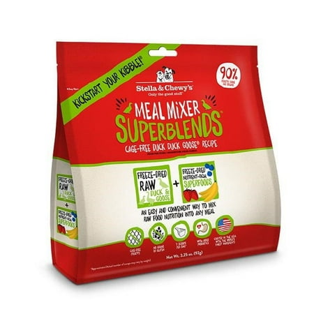 Dog Freeze Dried Duck Duck Goose Meal Mixers - 18 oz - 4/cs