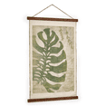 thumbnail image 3 of American Art Decor Leaf Scroll Tapestry with Rope Wall Art, Off-White - 37" H x 23.5" L x 0.5" D, 3 of 9