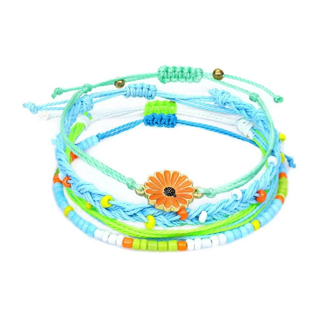 Jumpingount 4 unids/set Kit de buena elasticidad resistente al desgaste resistente al agua cuerda trenzada piedra Natural cadenas atractivas conjunto Ropa, zapatos y accesorios Miscelánea Verde Jumpingount AP010270-01