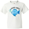 thumbnail image 3 of Inktastic Cutest Catch Cute Blue Fish Youth T-Shirt, 3 of 5