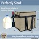 thumbnail image 5 of Bolsa aislante para supermercado, bolsa plegable y reutilizable, paquete de 1, 5 of 8