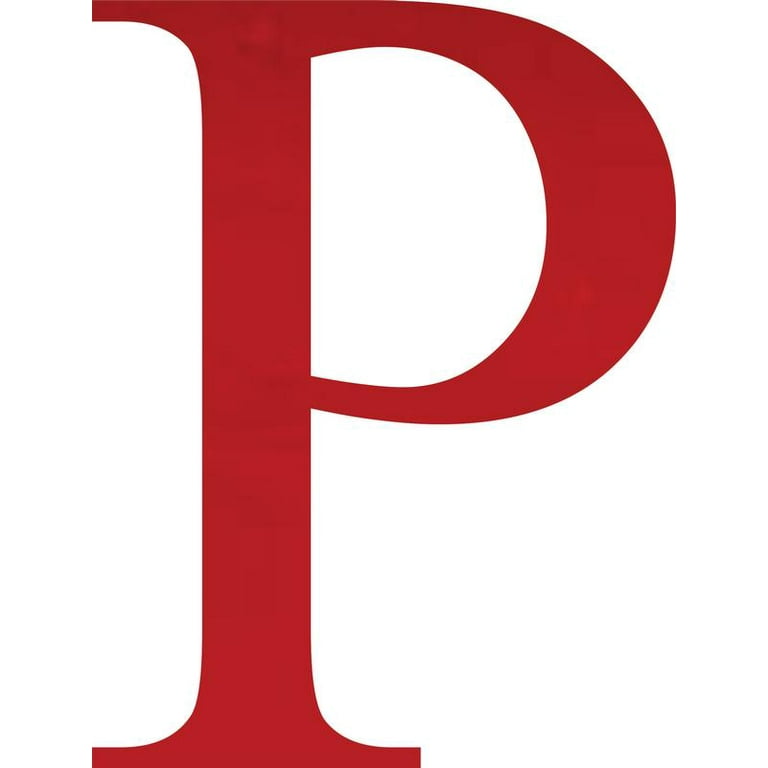 Acrylic Letter P Times, 10'' Tall Transparent Red Custom Acrylic Letters,  Choose Your Color