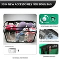 thumbnail image 2 of Clear Beach Bag Organizer, Accessories for Bogg Bag Waterproof Insert Divider Pouch PVC Storage Bag, Suitable for BOGG BAG Organizing Your Bag and Divide Space, Transparent & Black (X-Large), 2 of 6