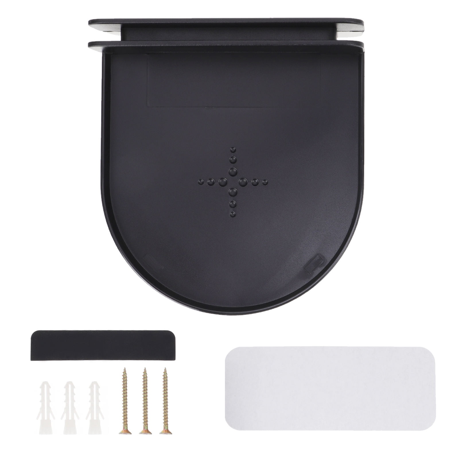 Alasum Black Speaker Holder with Plastic Construction for Wall or Corner Mounting, 1 Piece