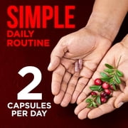 OmniBiotics USDA Organic Cranberry Pills for Women - High Potency 25,000 mg Supplement with 25:1 Fruit Extract - Daily Urinary Tract Support - 120 Vegan Capsules