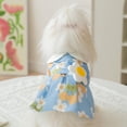 thumbnail image 6 of Dog Dress Soft Breathable Puppy Dresses Elegant Princess Floral Pet Dress with Flower for Small Dog - L, 6 of 7