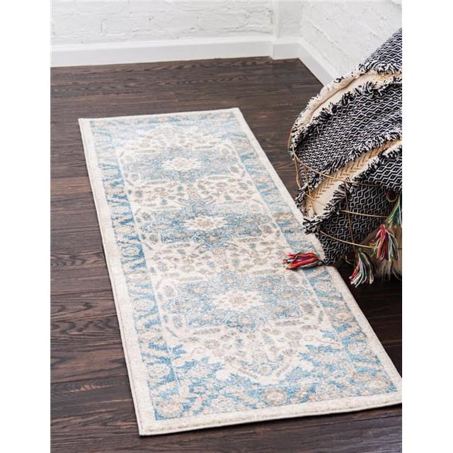 Unique Loom 3124847 2 Pi 7 Po x 10 Pi Altstadt Salzburg Runner Rug&44; Beige
