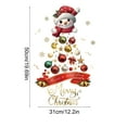 thumbnail image 3 of Hometravel Christmas Window Decoration Stickers, Removable Holiday Themed Window Clings, Festive Seasonal Decor for Glass, Mirrors, Home and Office Display, 3 of 6