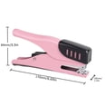 thumbnail image 2 of BIMZUC Handheld Stapler Heavy Duty Office Stapler 20 Sheet Capacity Less Effort Support 24/6 Or 26/6 Staple Sizes Pink, 2 of 9
