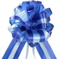 thumbnail image 1 of ShenMo 20 lazos de cinta, lazos grandes para regalos, cestas, arreglos florales, bodas, coches, decoraciones de fiesta (azul) LingWen 9024715183965, 1 of 1