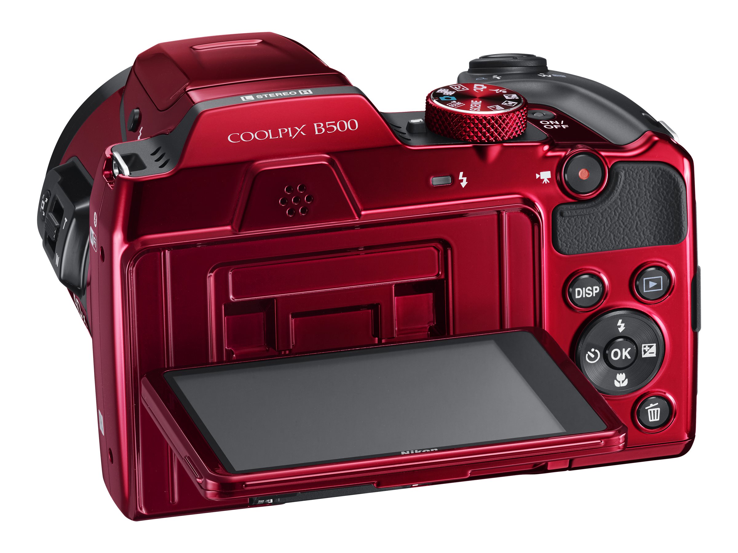 Nikon Red COOLPIX B500 Digital Camera with 16 Megapixels and 40x Optical Zoom - image 11 of 11