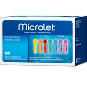 Microlet Color Lancets, 100 Count