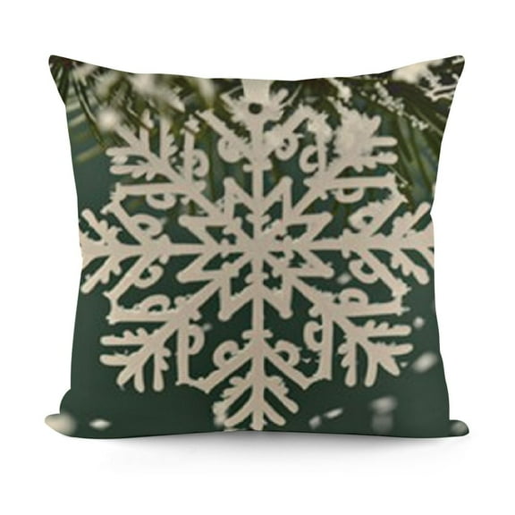 YINGXI Merry Christmas Decorative Throw Pillow Covers, Pillowcase, Winter Holiday 12x12in