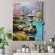 thumbnail image 4 of Qisvanset 12x16 Inch Impressionist Tree in Golden Field Canvas Print Wall Art, 4 of 5