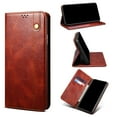 thumbnail image 5 of Dteck Case for OnePlus Nord N200 5G,Flip Fold PU Leather Wallet Case with Card Slot Holder & Stand Magnetic Closure Shockproof Protective Cover for OnePlus Nord N200 5G,Brown, 5 of 5