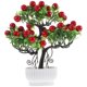 thumbnail image 1 of Planta de escritorio falsa en maceta, planta decorativa para el hogar, árbol frutal artificial decorativo, 1 of 5