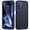 Black+Blue, variant on JTCASES for Samsung Galaxy A15 Case, Shockproof Anti-drop PC Frame Anti-slip Strip Silicone Back Shell Rugged Anti-scratch for Samsung Galaxy A15 (6.5" 2023) - Black