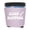 Blush Pink, variant on Ice Cream Pint Cooler Sleeve, Scoop Happens Design, Reusable Foam Holder for Pint, Sky Blue