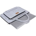 thumbnail image 6 of Ropch 15.6" Laptop Sleeve, Felt, Grey & Black, 6 of 7