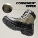 thumbnail image 2 of Botas tácticas de cuero para motociclista para hombre NORTIV 8 Talla 7, 2 of 9