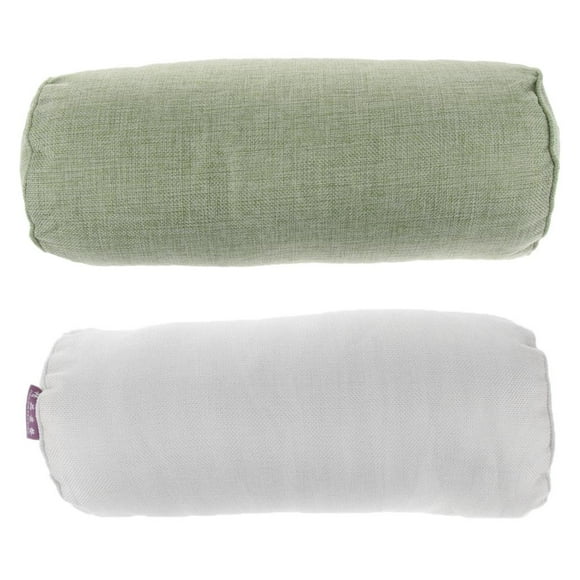 MERIGLARE Lots 2 Soft Neck Roll Pillow Cervical Bolster Cushion Neck Support Washable