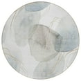 thumbnail image 2 of Addison Rugs Chantille Indoor/Outdoor Contemporary Organic Ivory Washable Round Rug, 8' x 8', 2 of 6