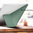 thumbnail image 4 of Colorful Shockproof Shell Hidden Pen Slot Magnetic Smart Case 10.2 inch Stand Cover Multi-folding LIGHT GREEN, 4 of 8
