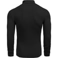thumbnail image 2 of Camisa de manga larga para hombre, suéter de punto fino, cuello alto, suéter informal, 2 of 4