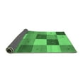 thumbnail image 2 of Ahgly Company Indoor Square Abstract Emerald Green Contemporary Area Rugs, 7' Square, 2 of 4