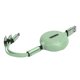 thumbnail image 2 of Cable de carga tipo extensión 3 en 1 de 1,1 M Cable de carga USB de línea de datos multifunción (verde), 2 of 14